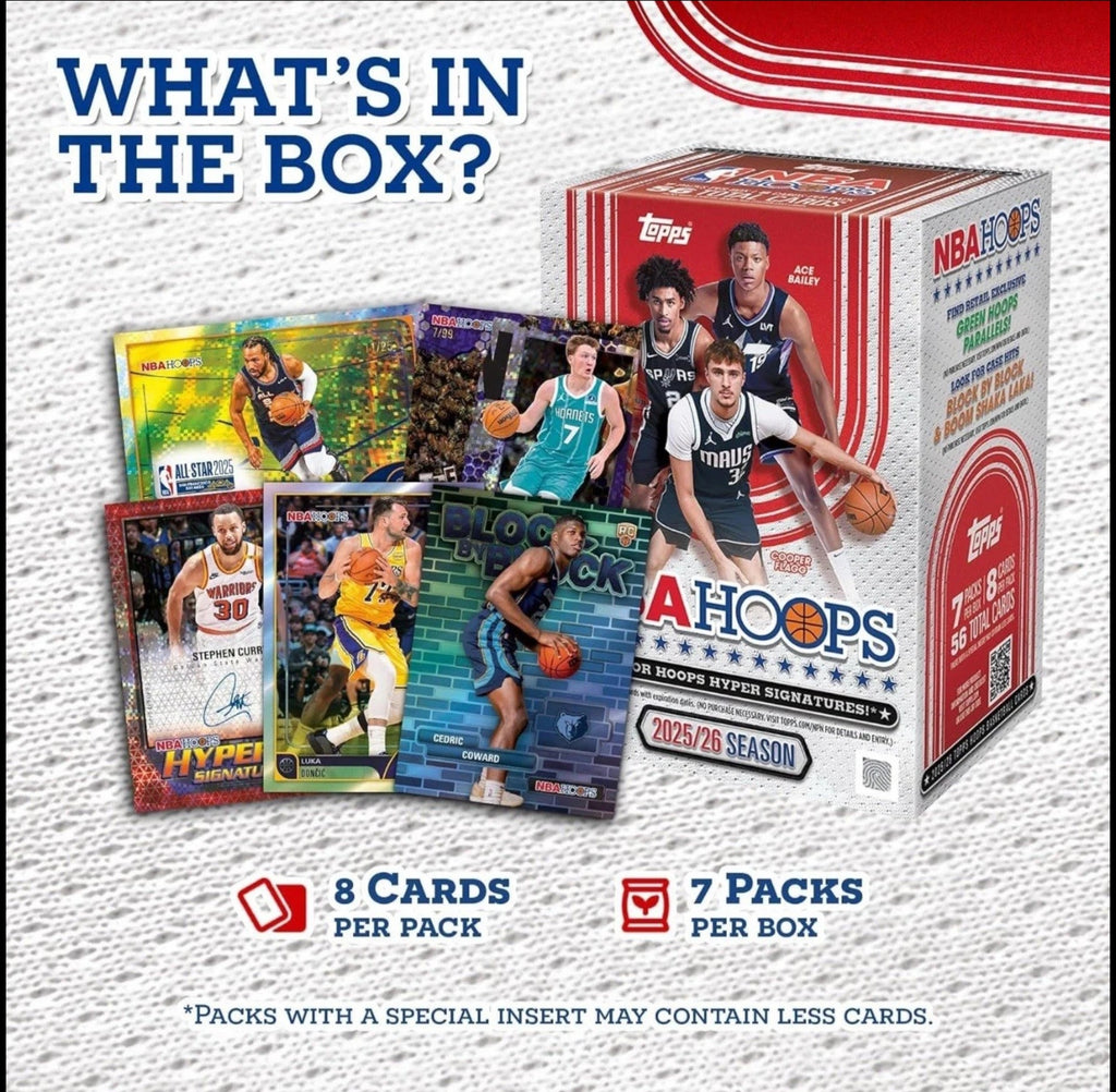2025-26 Hoops Basketball - Value Box