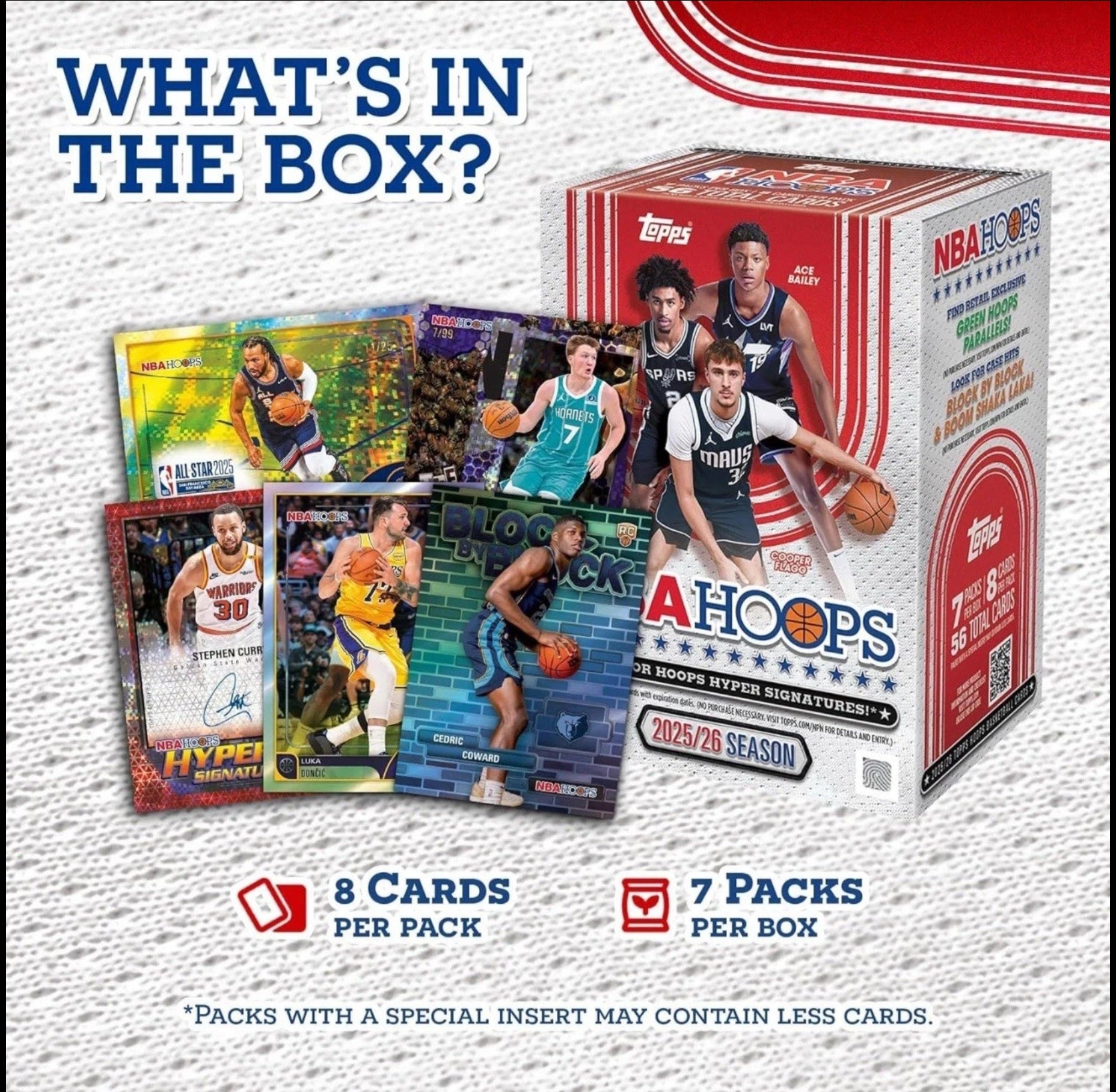 2025-26 Hoops Basketball - Value Box