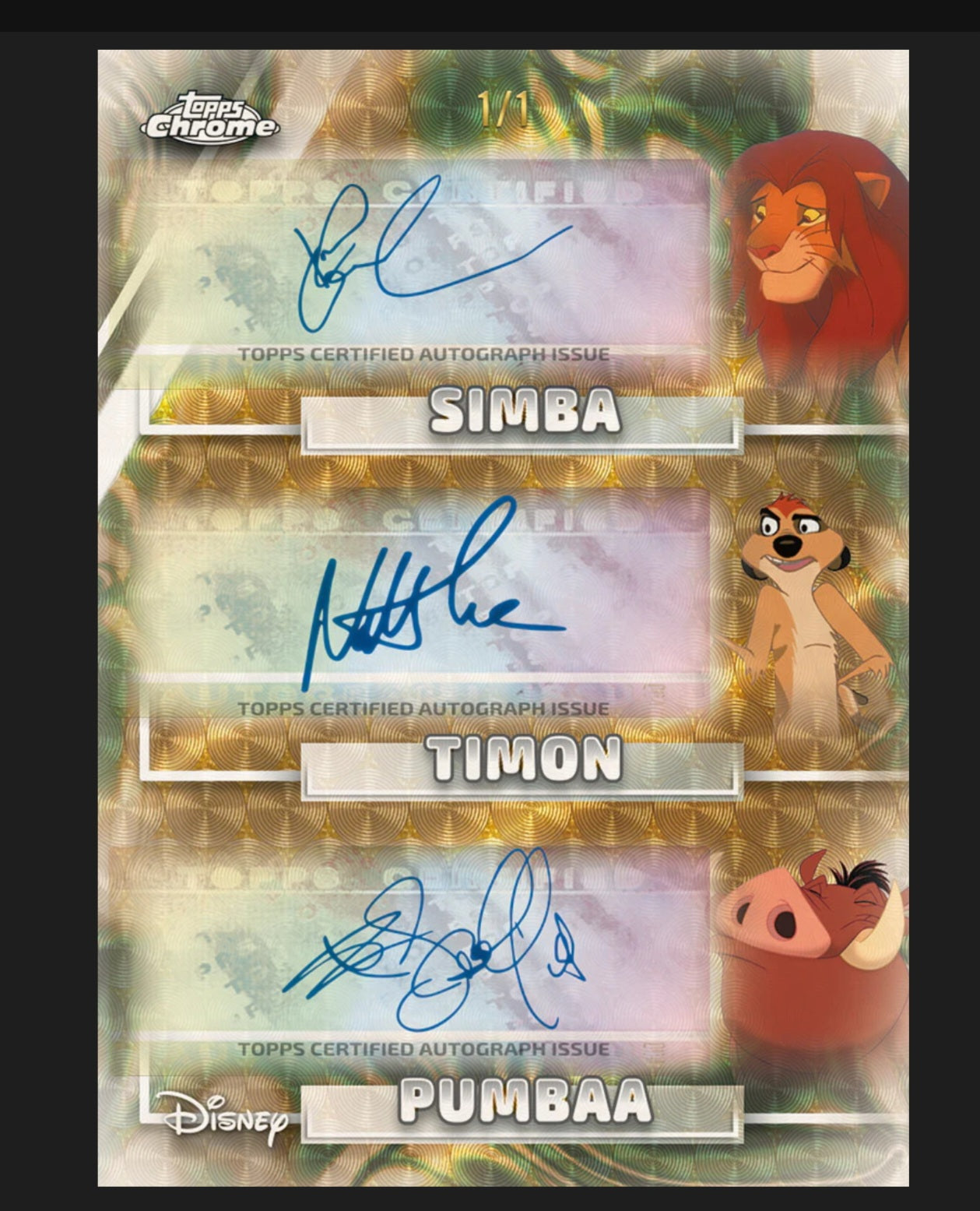 2026 Topps Chrome® Disney - Mega Box, Find 4 exclusive X-Fractor parallels inside every box!