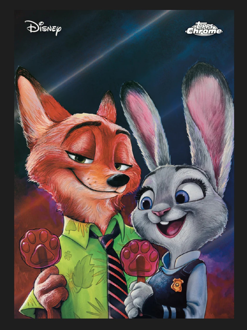 2026 Topps Chrome® Disney - Mega Box, Find 4 exclusive X-Fractor parallels inside every box!