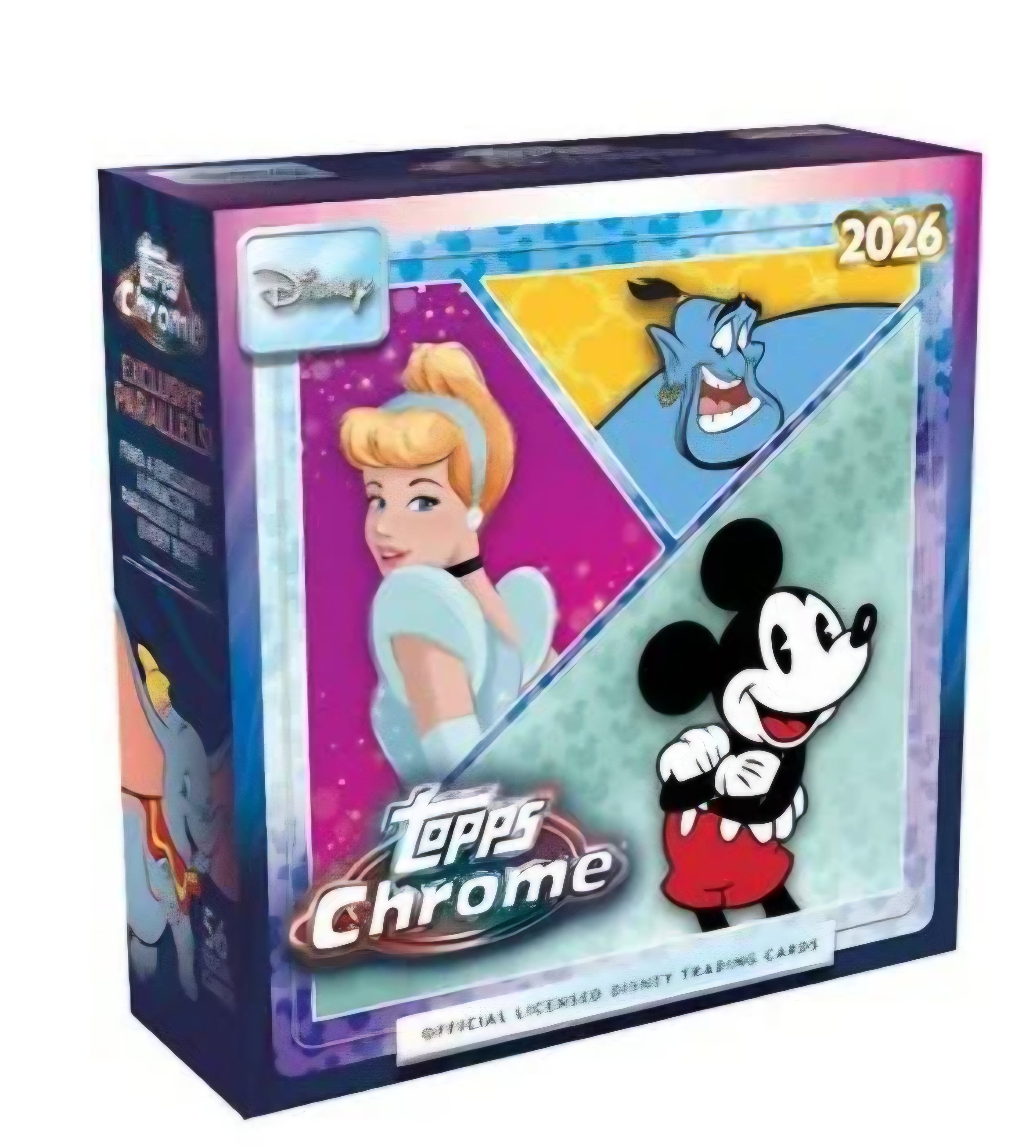 2026 Topps Chrome® Disney - Mega Box, Find 4 exclusive X-Fractor parallels inside every box!
