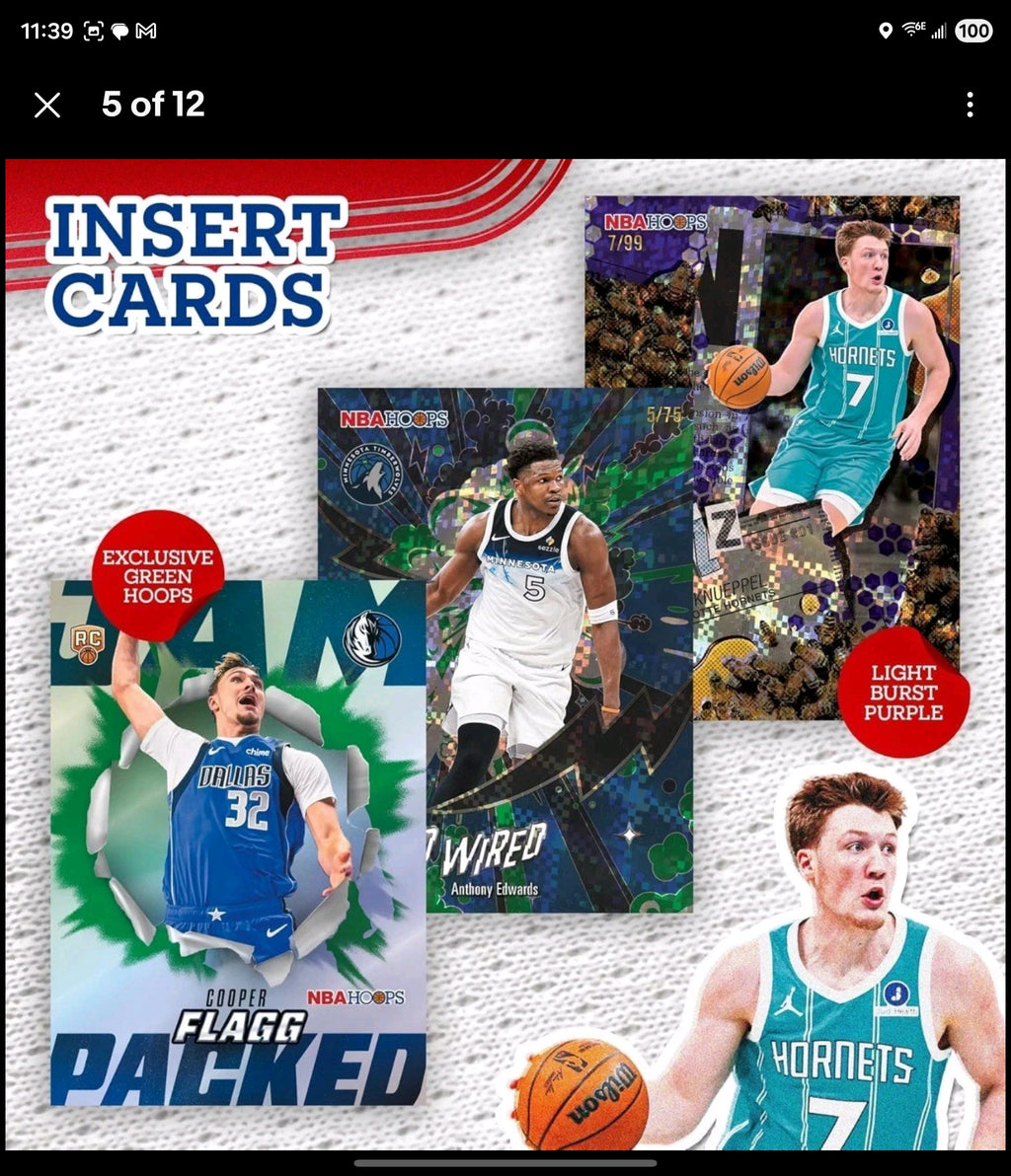 2025-26 Hoops Basketball - Value Box
